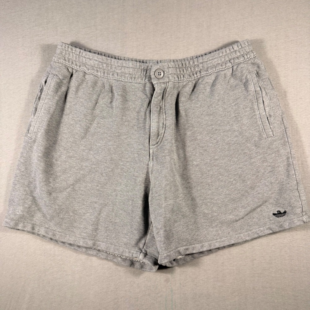 Adidas Shmoofoil Mens XL Heather core Mark Gonzales Heavyweight‎ Sweat Shorts
